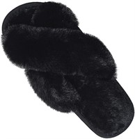 NEW(9-10) Women-Cross Band Cozy House slippers