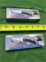 2 Frost Cutlery Eagle EYE III KNIVES