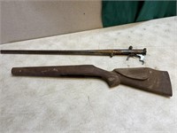 Gun parts - silver creek barrel & wood stock