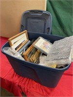 Picture frames in tote