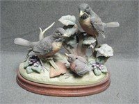 Andrea By Sadek Bird Figurine On Wood Base