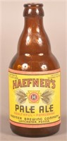 Scarce Haefner Brewing Co. Amber Crown Top Bottle.
