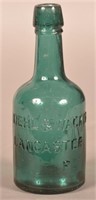 Kiehl & Wacker Embossed Light Green Bottle.