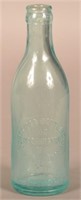 Conestoga Bottling Works Embossed Aqua Bottle.