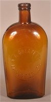A.A. Sheaffer Embossed Amber Flask.
