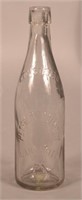 Rare Peter K. Wolpert Embossed Clear Bottle.