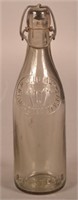 Rare H.W. Ulmer Embossed Clear Blob Top Bottle