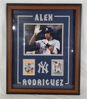 Framed Mlb Yankees Alex Rodriguez Signed Photo
