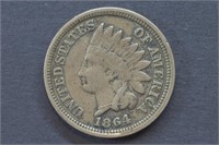 1864 Indian Head Cent CN