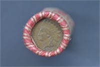 Roll of 1800's Indian Head Cents