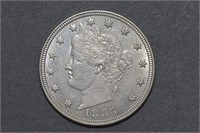 1883 Liberty Head Nickel Without Cents