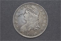 1830 Capped Bust 1/2 Dollar