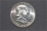1949-S Franklin 1/2 Dollar