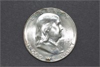 1952-S Franklin 1/2 Dollar