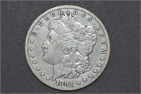 1881-CC Morgan Silver $1