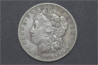 1890-CC Morgan Silver $1