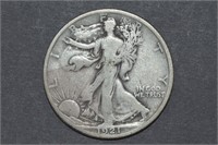 1921-S Walking Liberty 1/2 Dollar