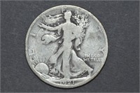 1921 Walking Liberty 1/2 Dollar