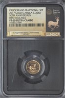 2017 1/20th Gold Krugerrand NGC PF69 Ultra Cameo