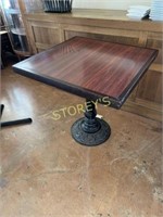 30" Sq. Dining Table w/ HD Round Base