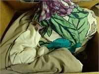 Comforter- purple and teal Floral, unknown
