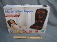 Health Touch Massage Seat Topper with Heat