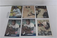 LOT OF 6 JACKIE ROBINSON