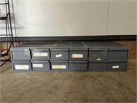Steel Organizer with Contents