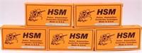 100 Rounds Of HSM .22-250 Rem Ammunition