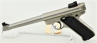 Nice Ruger Mark II Stainless Target Pistol .22 LR