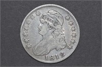 1812/1 Sm 8 Capped Bust 1/2 Dollar