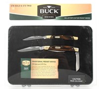 NIP Buck Collectors Edition Pocket Knife Set
