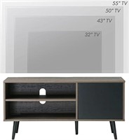 WAMPAT Mid-Century TV Stand for 32/43/50 Inch Flat