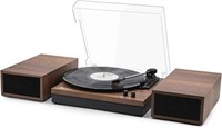 LP&No.1 Bluetooth Vinyl Record Player with Externa