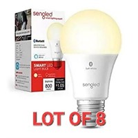 Lot of 8 Bulbs, Sengled - Smart A19 LED 60W Bulb B