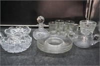 Plates, Small Serving Dishes, Cups, Mini Decanter