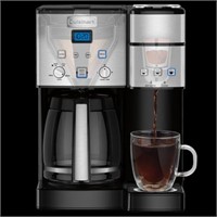 2-in-1 Coffee Center
12-Cup Coffeemaker & Single-S