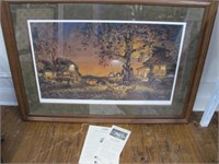 SIGNED & NUMBERED TERRY REDLIN TWILIGHT TIME W/COA