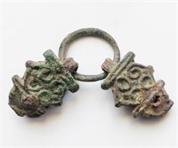 Vikings 9th-11th Century AD bronze belt ends