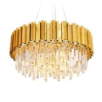 Pendant Light Fixture Crystal Drop Hanging Lamp