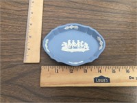 Wedgwood Blue Jasperware Pin & Trinket Dish