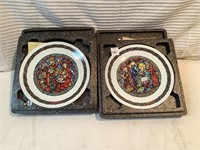 Noel Vitrail Collector Plates
