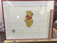 Certified Hand Painted Winnie the Pooh Photo