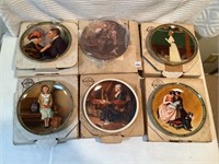 Edwin Knowles Norman Rockwell Plate Collection