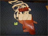 Leather Shoulder Hoslter w/ Mag Pouch