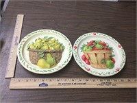3-D Decorative Fruit Plates