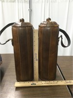 Leather Wine Cylinders