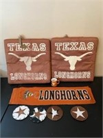 Vtg Texas Longhorns Cushions/Memorbilia