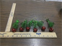 Christmas tree ornaments w/ bell