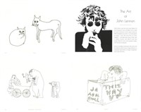 Grouping of 3 "John Lennon" Giclee's  14 x 17"
